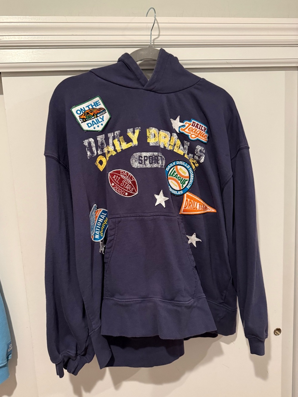 Daily Drills Navy All Stars Hoodie M/L EUC